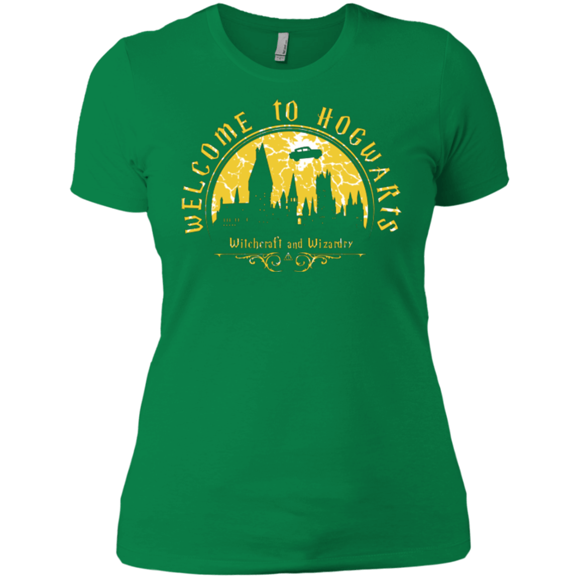 T-Shirts Kelly Green / X-Small Welcome to Hogwarts Women's Premium T-Shirt