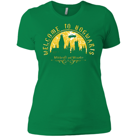 T-Shirts Kelly Green / X-Small Welcome to Hogwarts Women's Premium T-Shirt