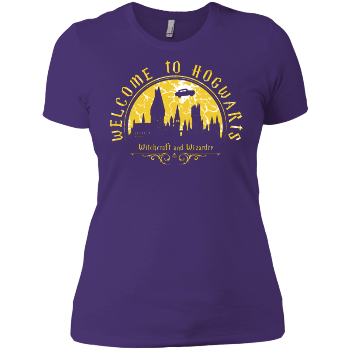 T-Shirts Purple / X-Small Welcome to Hogwarts Women's Premium T-Shirt