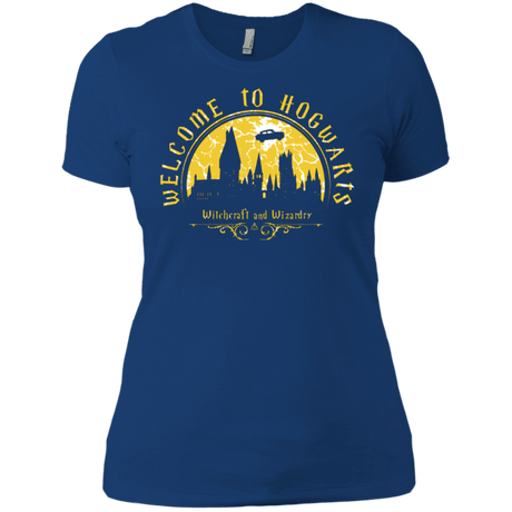 T-Shirts Royal / X-Small Welcome to Hogwarts Women's Premium T-Shirt