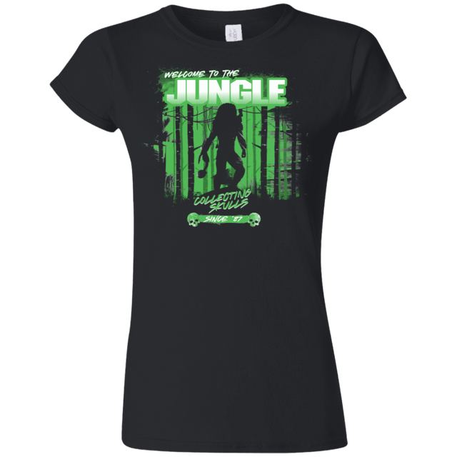 T-Shirts Black / S Welcome to Jungle Junior Slimmer-Fit T-Shirt