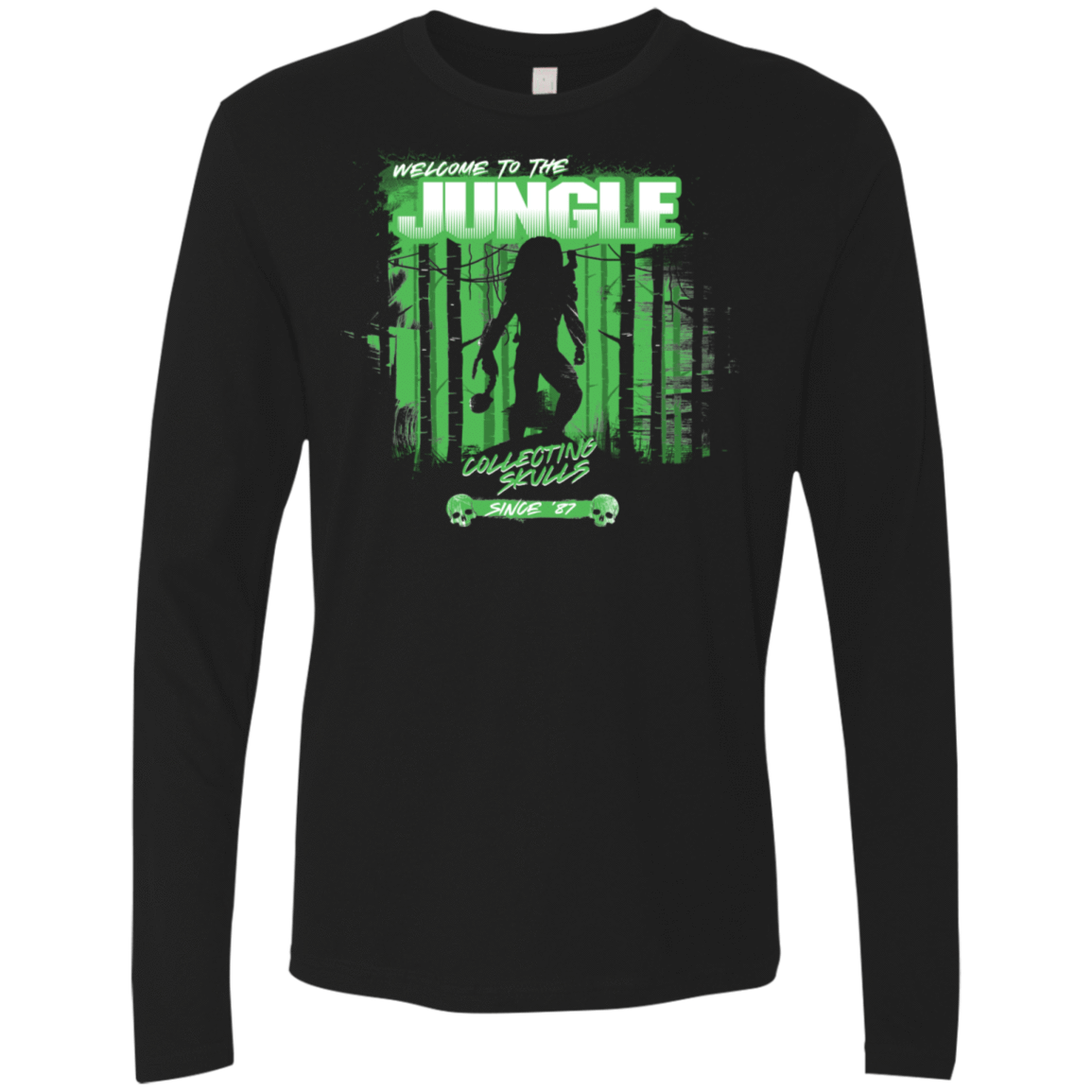 T-Shirts Black / S Welcome to Jungle Men's Premium Long Sleeve