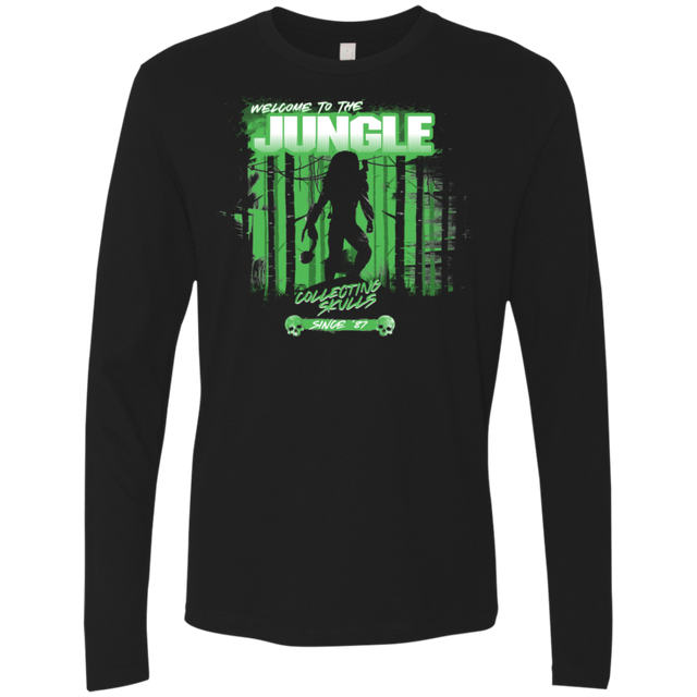 T-Shirts Black / S Welcome to Jungle Men's Premium Long Sleeve