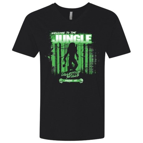 T-Shirts Black / X-Small Welcome to Jungle Men's Premium V-Neck