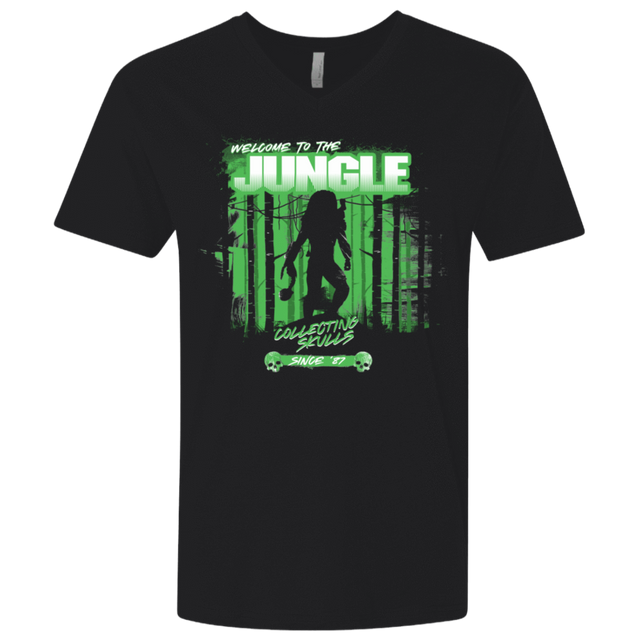 T-Shirts Black / X-Small Welcome to Jungle Men's Premium V-Neck