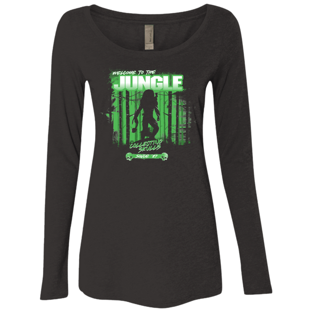 T-Shirts Vintage Black / S Welcome to Jungle Women's Triblend Long Sleeve Shirt