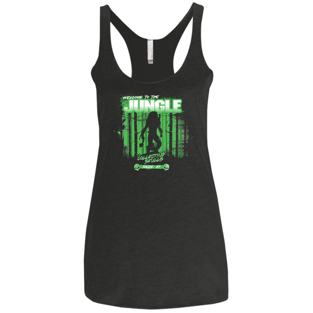 T-Shirts Vintage Black / X-Small Welcome to Jungle Women's Triblend Racerback Tank