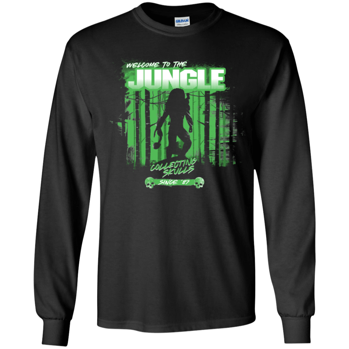 T-Shirts Black / YS Welcome to Jungle Youth Long Sleeve T-Shirt