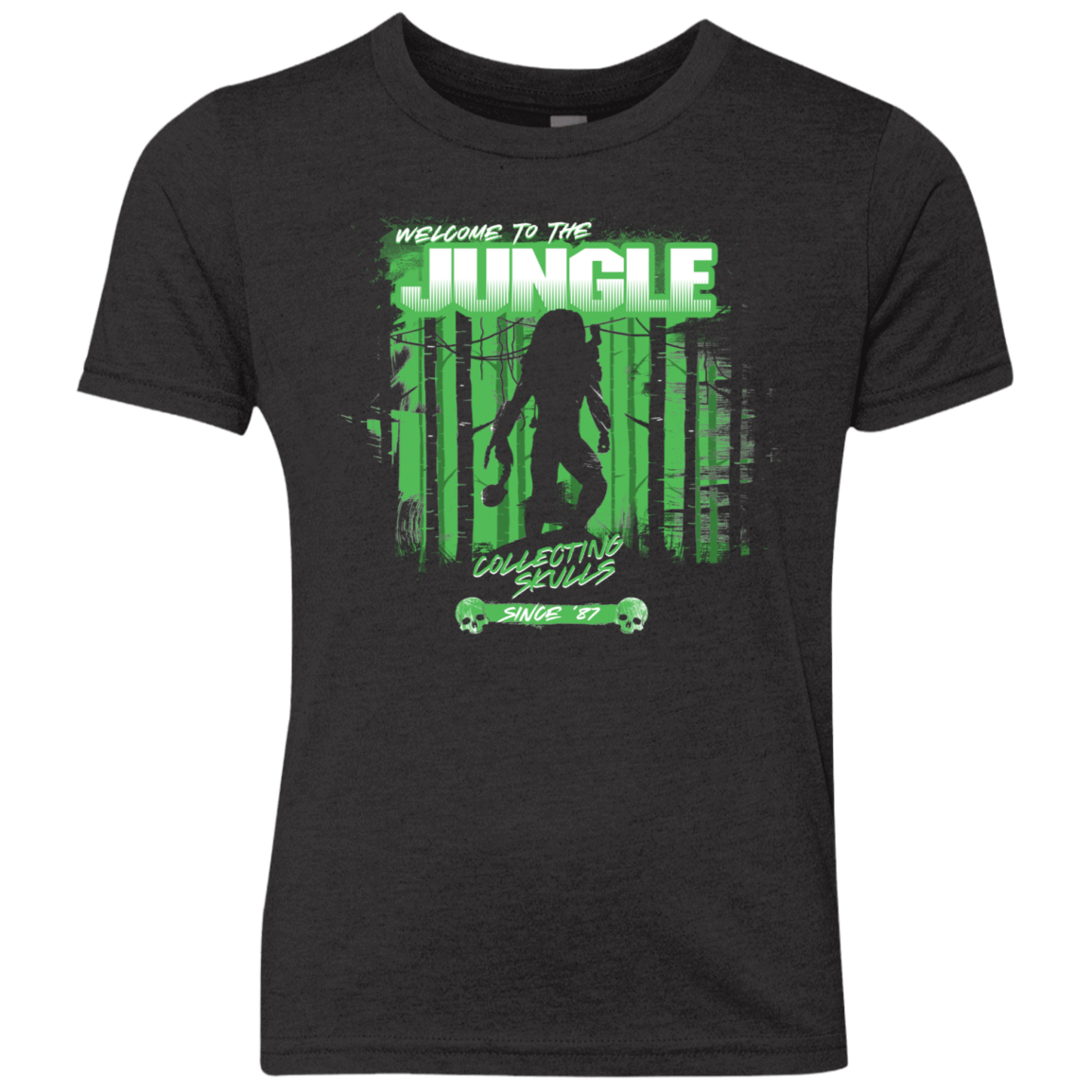 T-Shirts Vintage Black / YXS Welcome to Jungle Youth Triblend T-Shirt