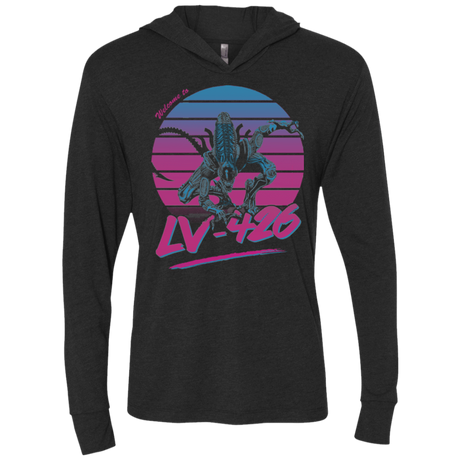 T-Shirts Vintage Black / X-Small Welcome to LV-426 Triblend Long Sleeve Hoodie Tee