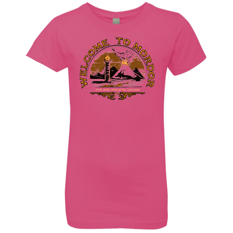 T-Shirts Hot Pink / YXS Welcome to Mordor Girls Premium T-Shirt