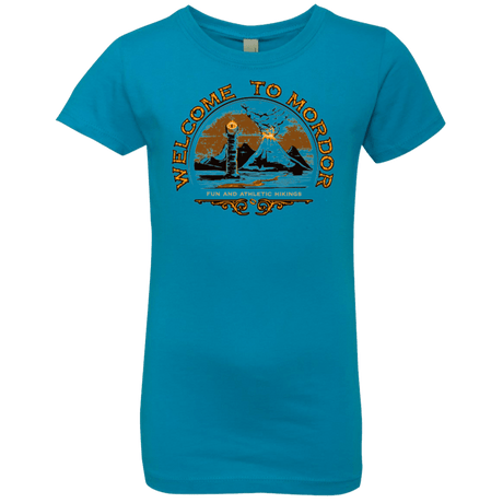 T-Shirts Turquoise / YXS Welcome to Mordor Girls Premium T-Shirt