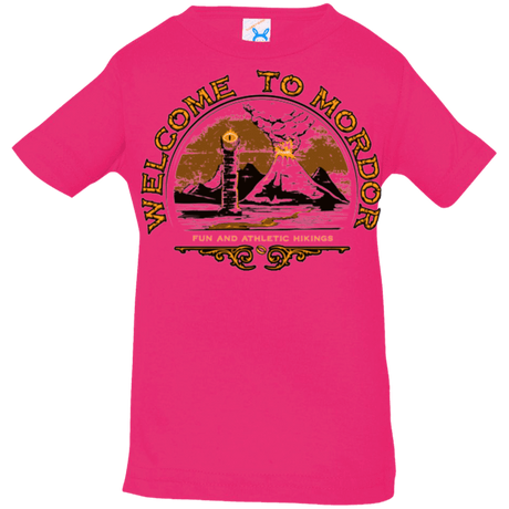 T-Shirts Hot Pink / 6 Months Welcome to Mordor Infant Premium T-Shirt