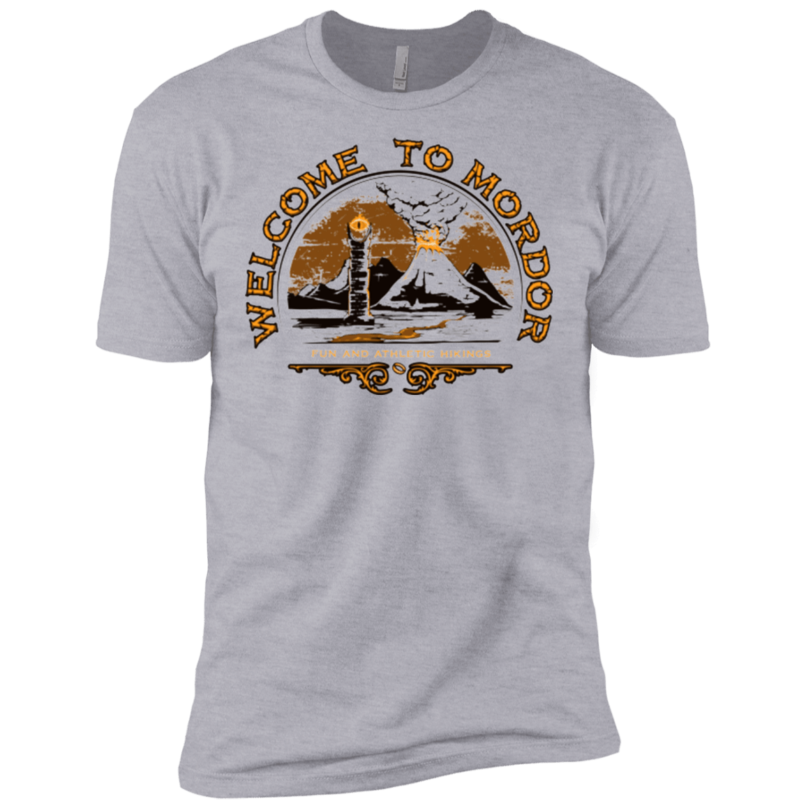T-Shirts Heather Grey / X-Small Welcome to Mordor Men's Premium T-Shirt
