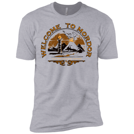 T-Shirts Heather Grey / X-Small Welcome to Mordor Men's Premium T-Shirt
