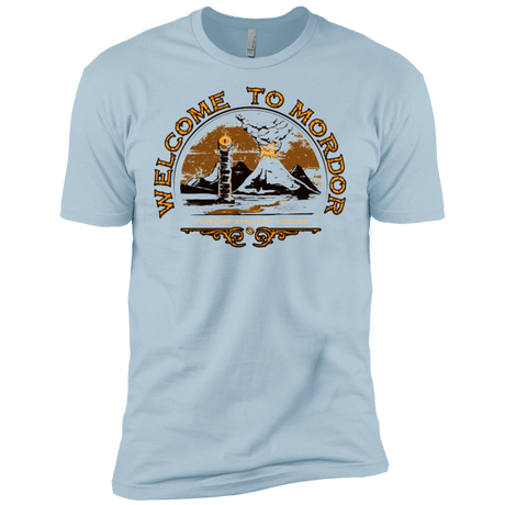 T-Shirts Light Blue / X-Small Welcome to Mordor Men's Premium T-Shirt