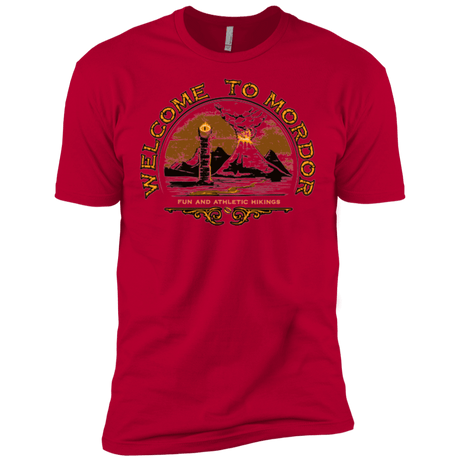 T-Shirts Red / X-Small Welcome to Mordor Men's Premium T-Shirt