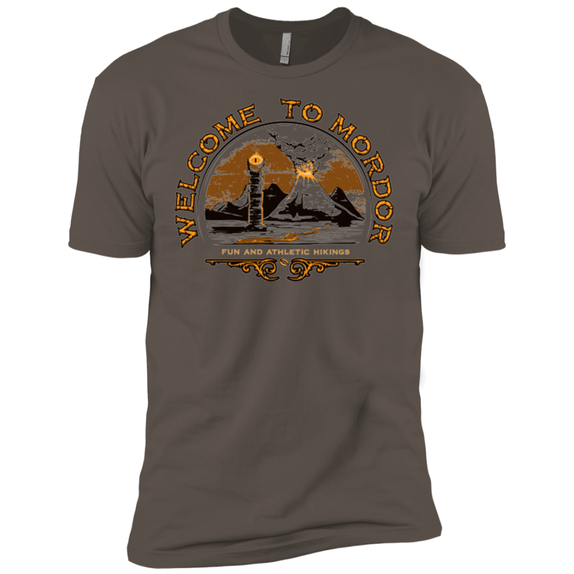 T-Shirts Warm Grey / X-Small Welcome to Mordor Men's Premium T-Shirt