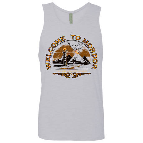 T-Shirts Heather Grey / Small Welcome to Mordor Men's Premium Tank Top