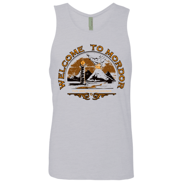 T-Shirts Heather Grey / Small Welcome to Mordor Men's Premium Tank Top