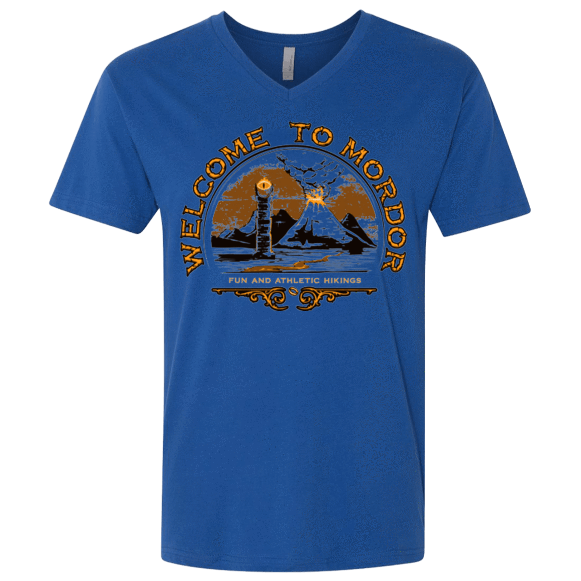 T-Shirts Royal / X-Small Welcome to Mordor Men's Premium V-Neck