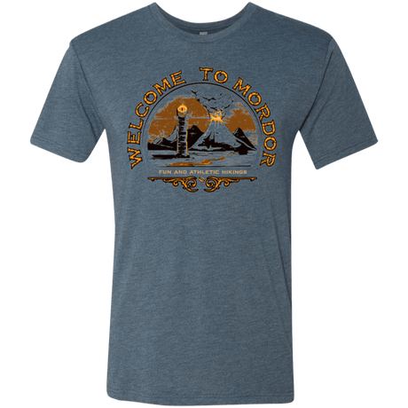 T-Shirts Indigo / Small Welcome to Mordor Men's Triblend T-Shirt