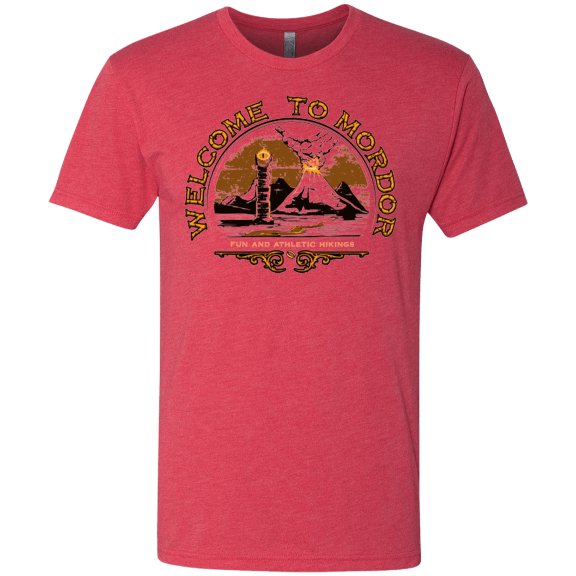 T-Shirts Vintage Red / Small Welcome to Mordor Men's Triblend T-Shirt