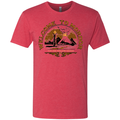 T-Shirts Vintage Red / Small Welcome to Mordor Men's Triblend T-Shirt