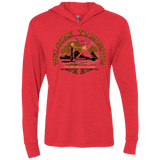 T-Shirts Vintage Red / X-Small Welcome to Mordor Triblend Long Sleeve Hoodie Tee