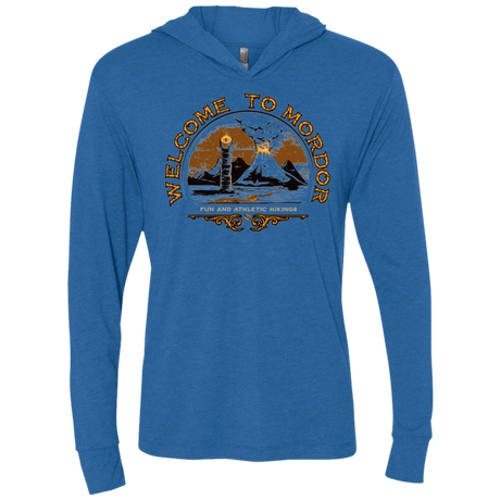 T-Shirts Vintage Royal / X-Small Welcome to Mordor Triblend Long Sleeve Hoodie Tee