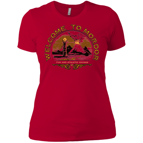 T-Shirts Red / X-Small Welcome to Mordor Women's Premium T-Shirt
