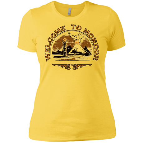 T-Shirts Vibrant Yellow / X-Small Welcome to Mordor Women's Premium T-Shirt