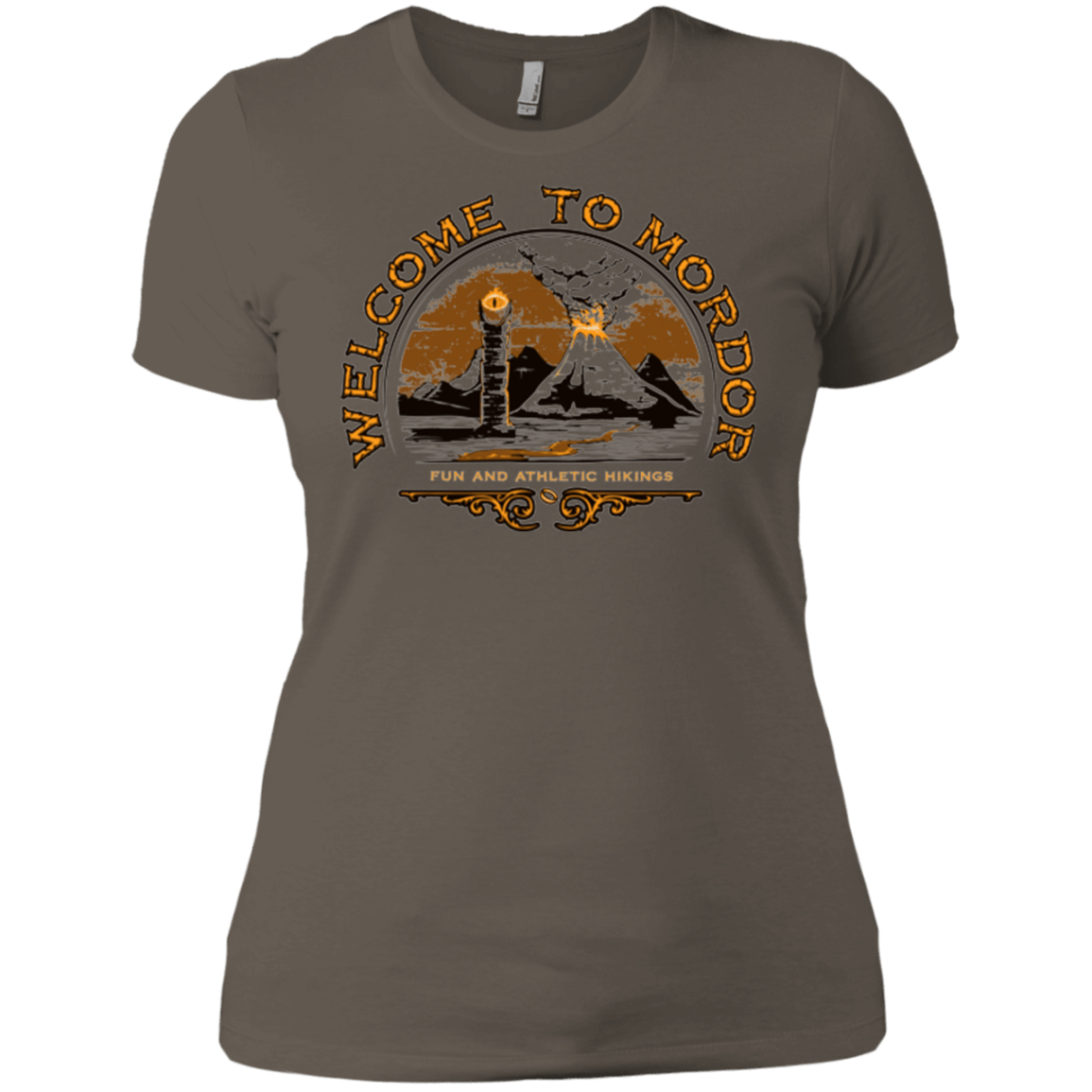 T-Shirts Warm Grey / X-Small Welcome to Mordor Women's Premium T-Shirt