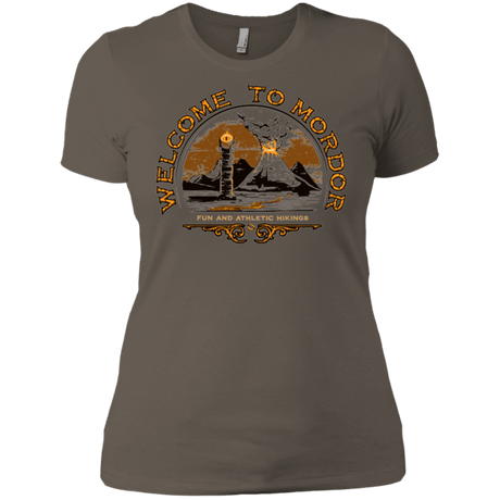 T-Shirts Warm Grey / X-Small Welcome to Mordor Women's Premium T-Shirt