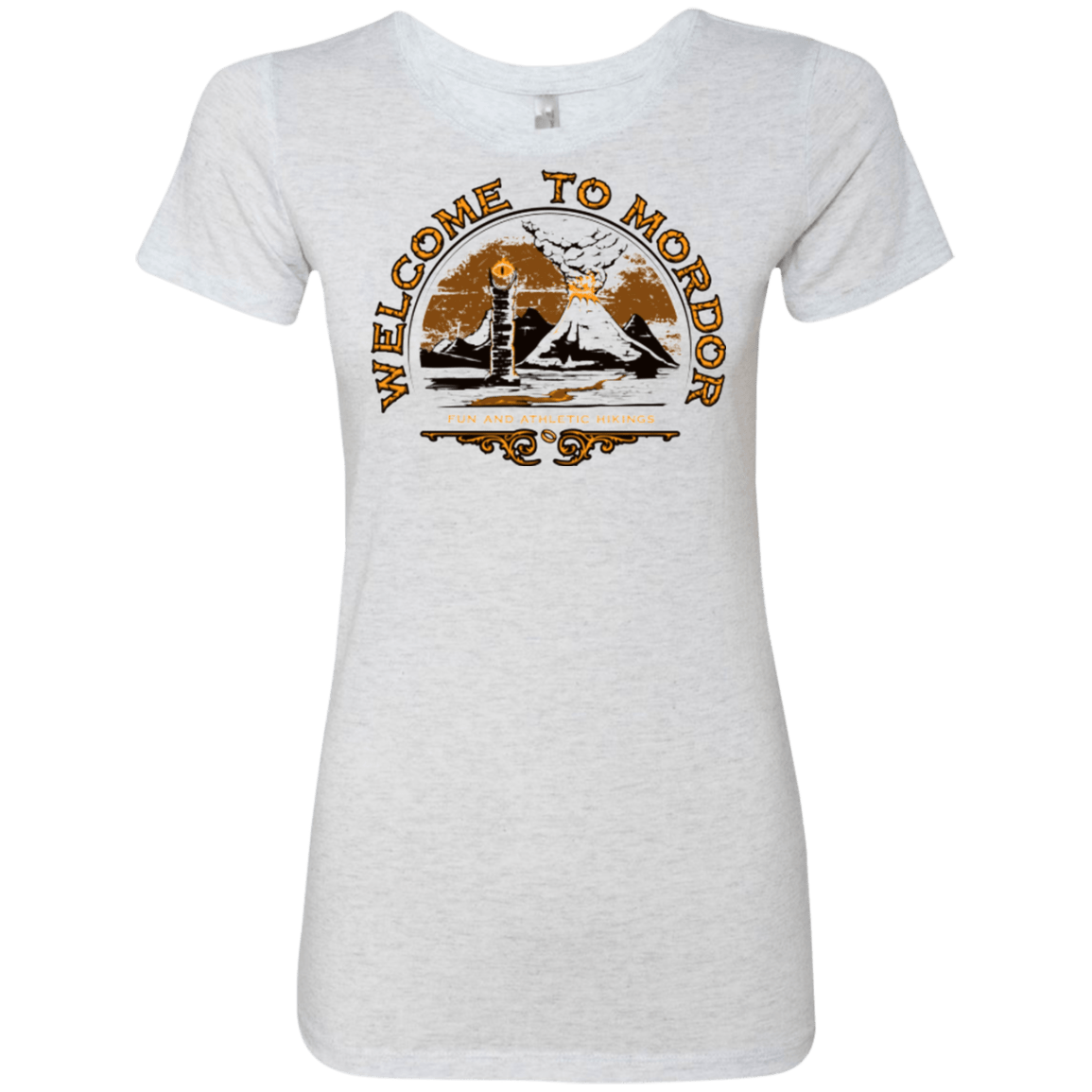 T-Shirts Heather White / Small Welcome to Mordor Women's Triblend T-Shirt
