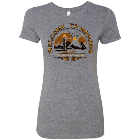 T-Shirts Premium Heather / Small Welcome to Mordor Women's Triblend T-Shirt