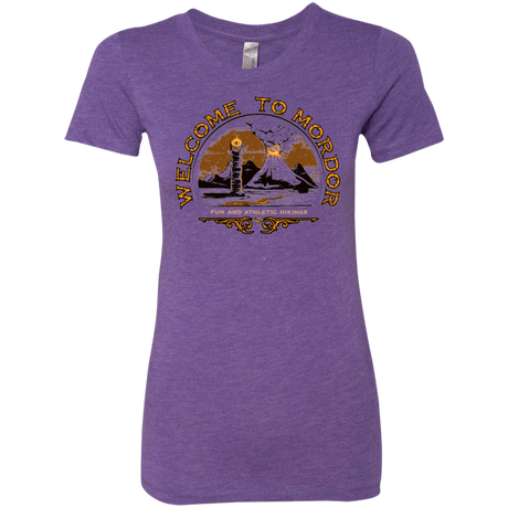 T-Shirts Purple Rush / Small Welcome to Mordor Women's Triblend T-Shirt