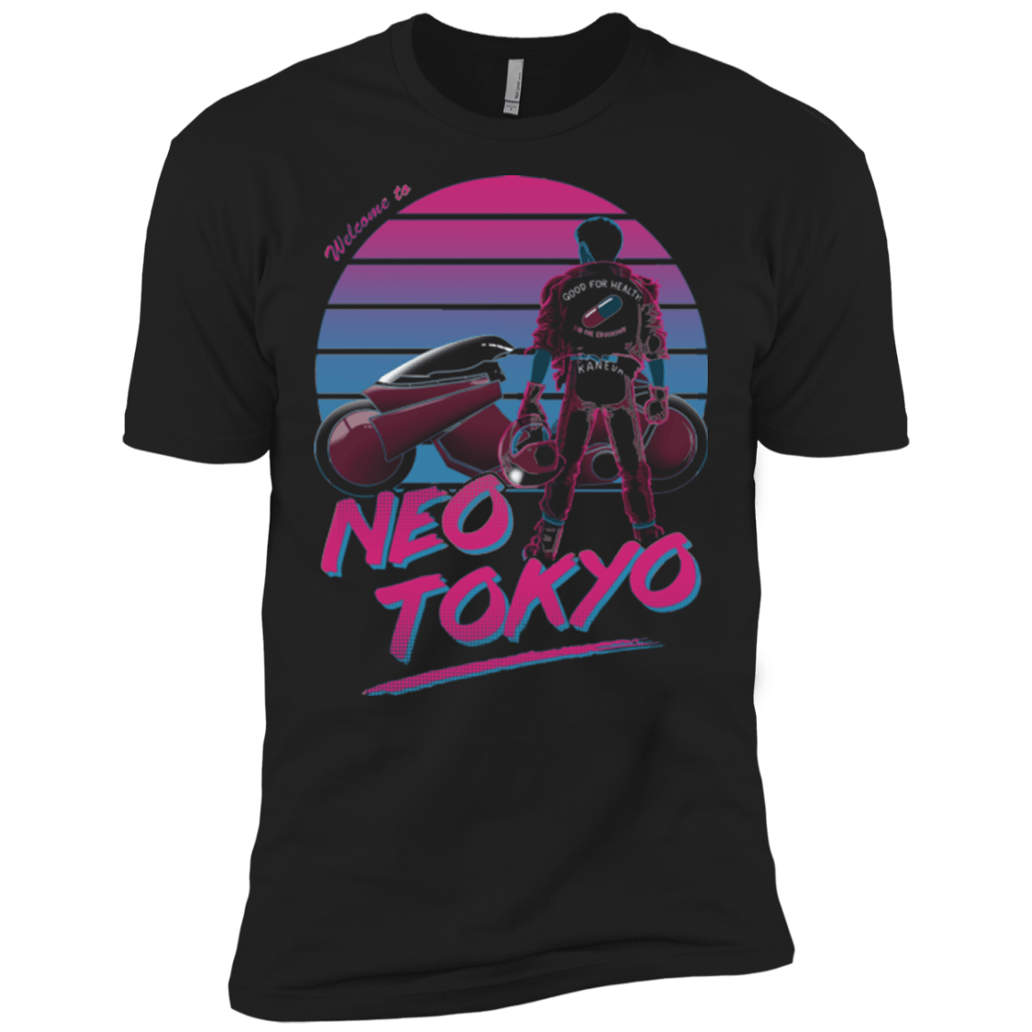 T-Shirts Black / X-Small Welcome to Neo Tokyo Men's Premium T-Shirt
