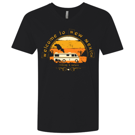 T-Shirts Black / X-Small Welcome to New Mexico Men's Premium V-Neck