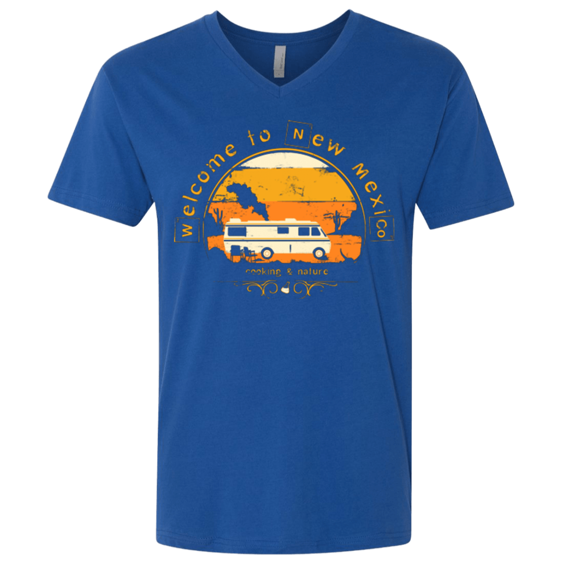 T-Shirts Royal / X-Small Welcome to New Mexico Men's Premium V-Neck