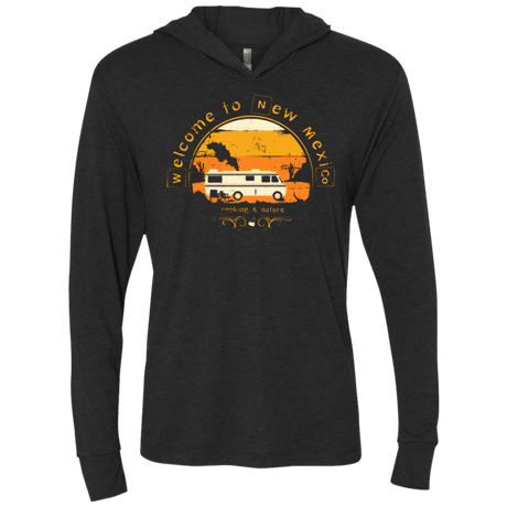 T-Shirts Vintage Black / X-Small Welcome to New Mexico Triblend Long Sleeve Hoodie Tee