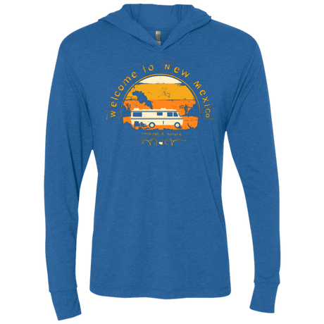 T-Shirts Vintage Royal / X-Small Welcome to New Mexico Triblend Long Sleeve Hoodie Tee
