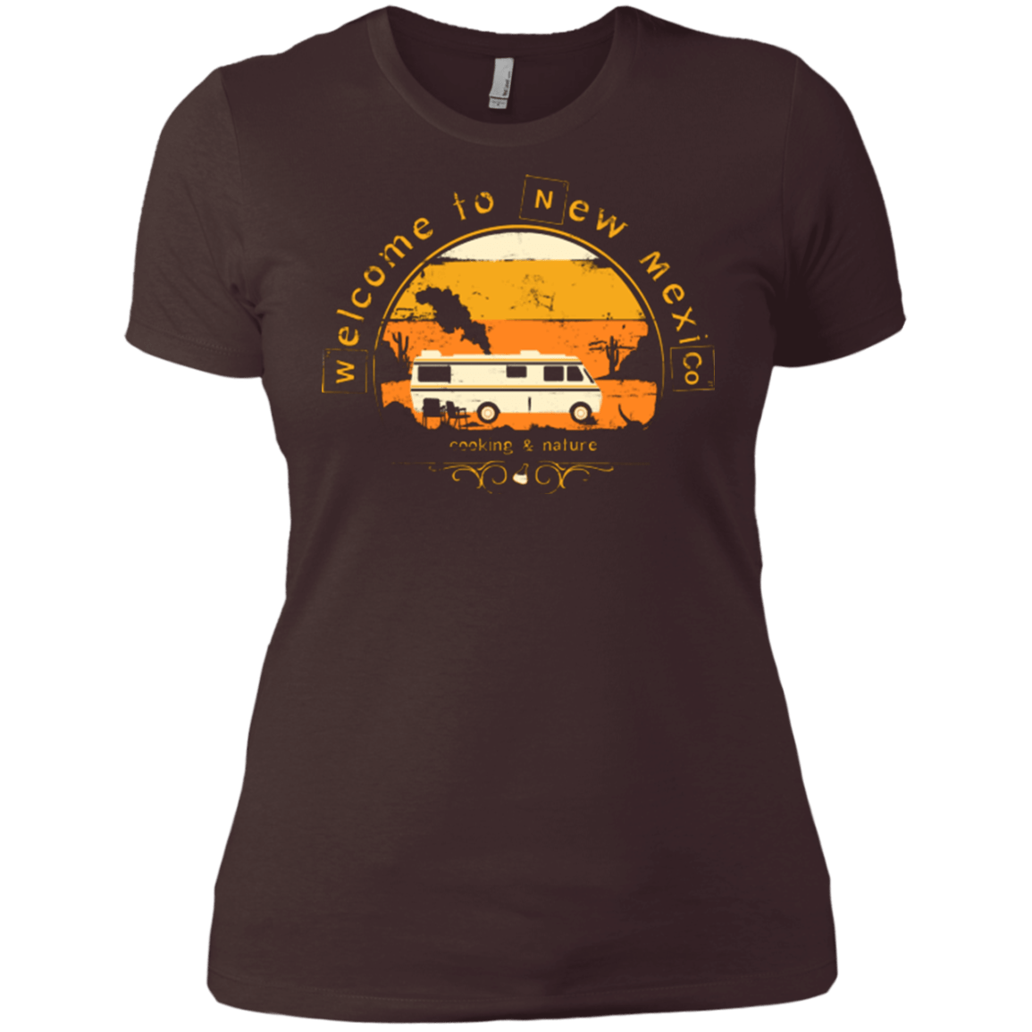 T-Shirts Dark Chocolate / X-Small Welcome to New Mexico Women's Premium T-Shirt