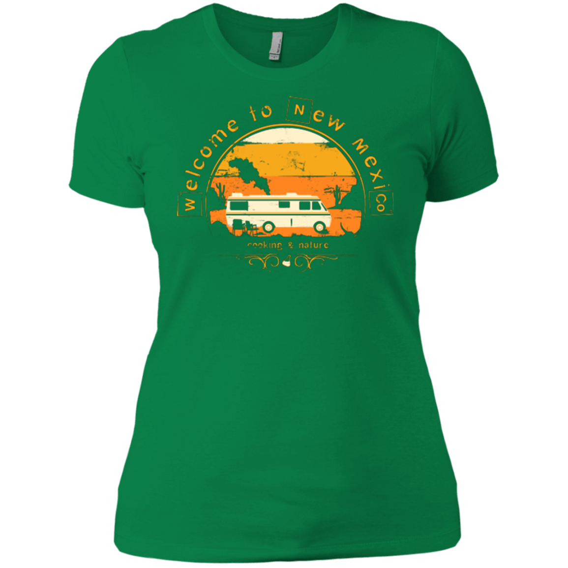 T-Shirts Kelly Green / X-Small Welcome to New Mexico Women's Premium T-Shirt