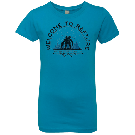 T-Shirts Turquoise / YXS Welcome to Rapture Girls Premium T-Shirt