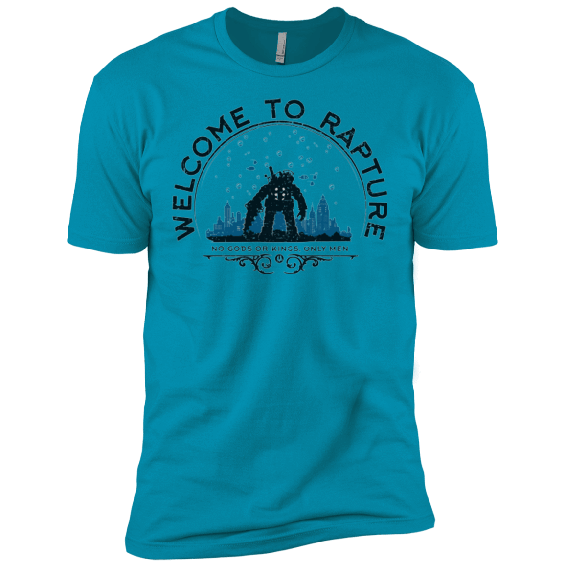 T-Shirts Turquoise / X-Small Welcome to Rapture Men's Premium T-Shirt