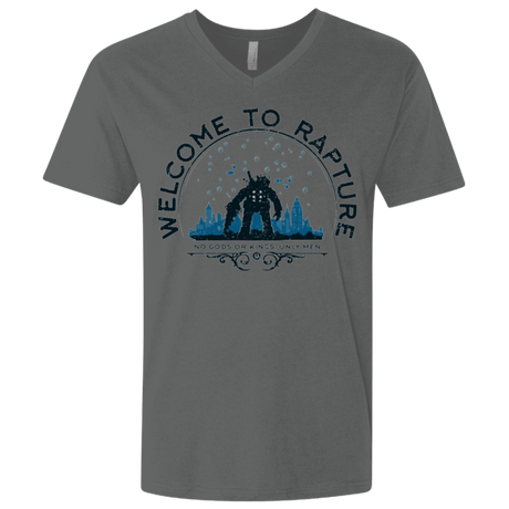 T-Shirts Heavy Metal / X-Small Welcome to Rapture Men's Premium V-Neck