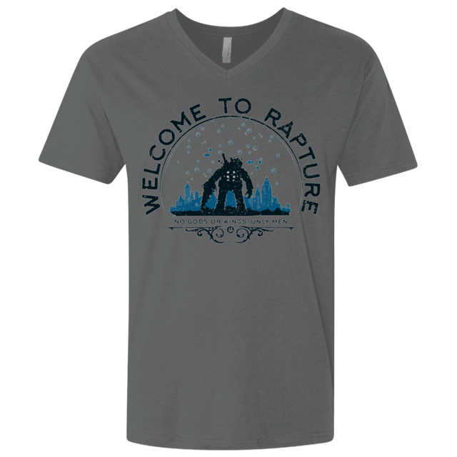 T-Shirts Heavy Metal / X-Small Welcome to Rapture Men's Premium V-Neck