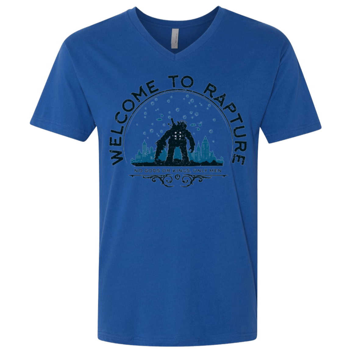 T-Shirts Royal / X-Small Welcome to Rapture Men's Premium V-Neck