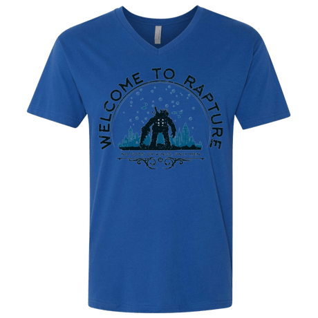 T-Shirts Royal / X-Small Welcome to Rapture Men's Premium V-Neck